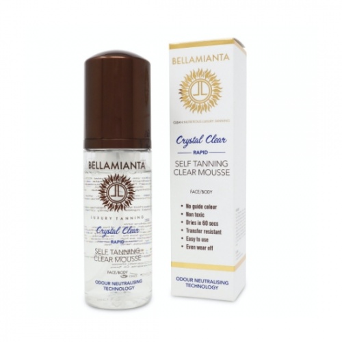 Bellamianta Crystal Clear Rapid Self-Tanning Clear Mousse 150ml